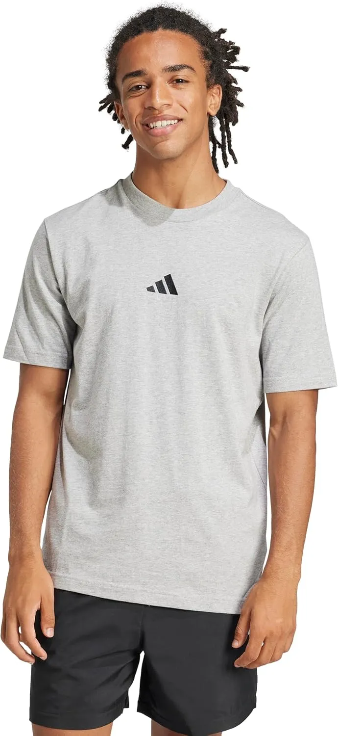 adidas Men's Essentials Small Logo Single Jersey T-Shirt