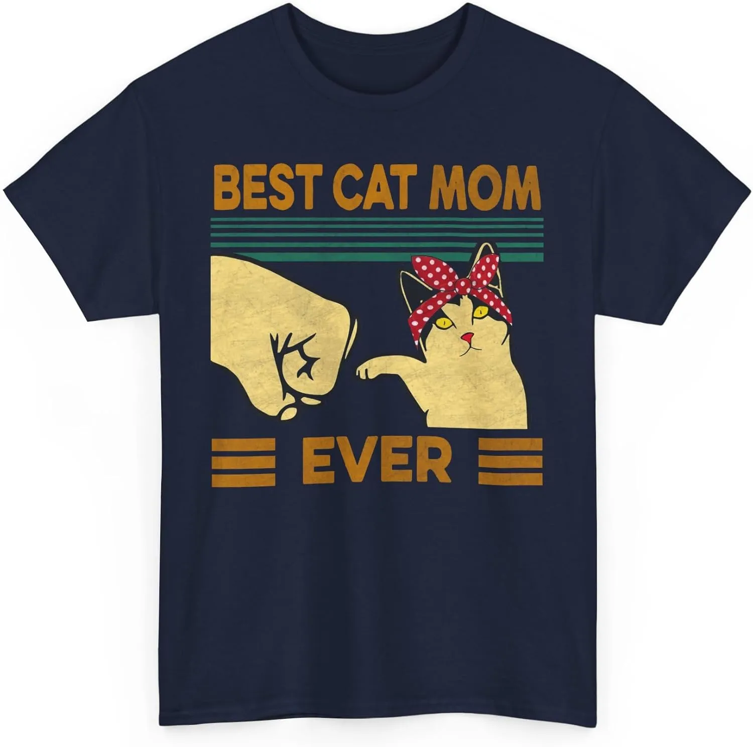 Best cat Mom cat Lover Pet Mother's Day Tee, Mom Gift, Motherhood Shirt, Family Love T-Shirt, Parenting Tee, Gift for Her