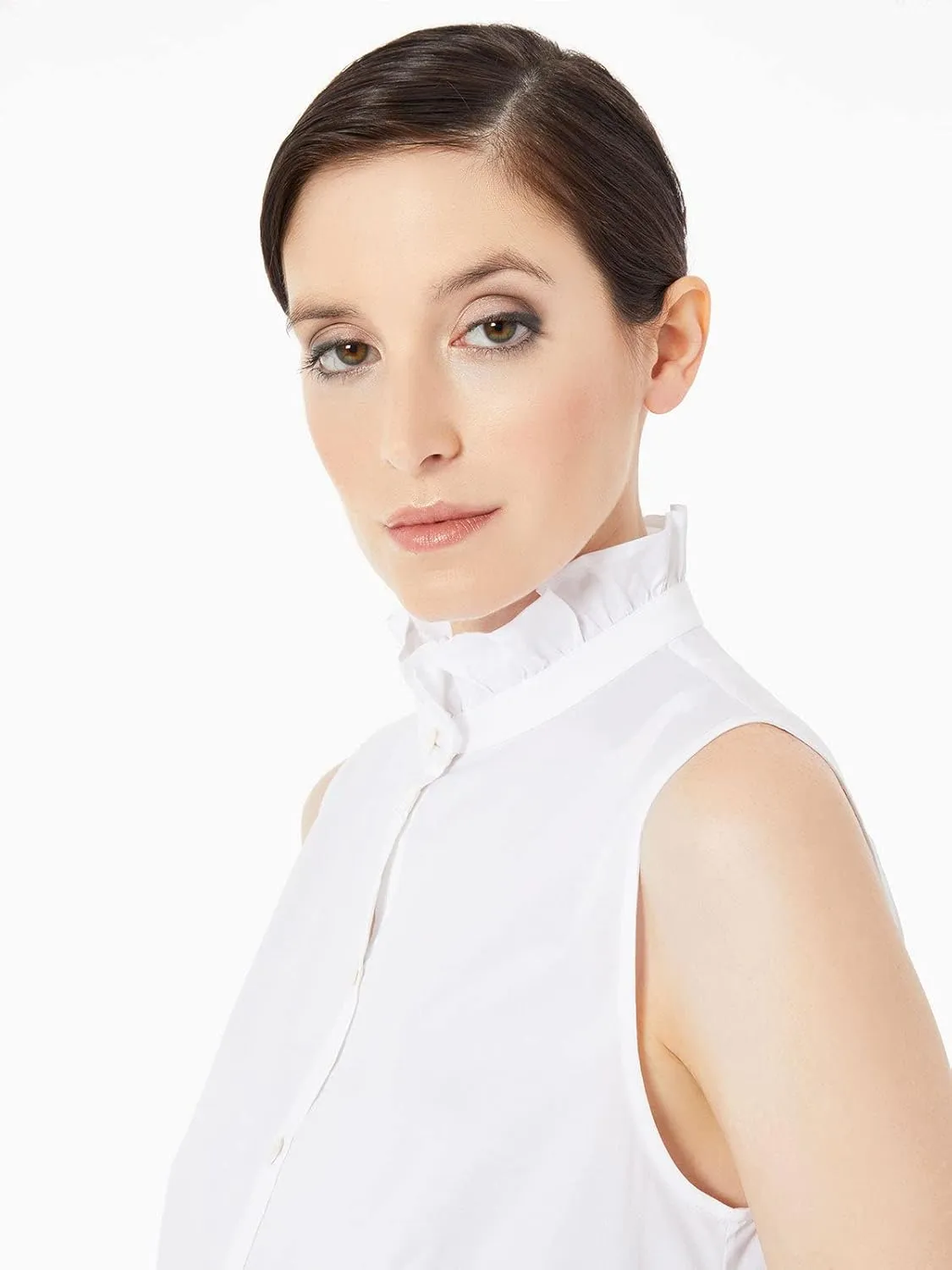 MISOOK Women Sleeveless Blouse - Pull on, Unlined Woven Tank Machine or Hand Wash Washable for Ladies & Girls