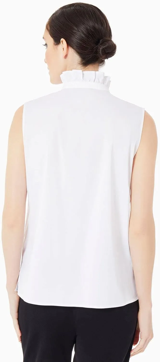 MISOOK Women Sleeveless Blouse - Pull on, Unlined Woven Tank Machine or Hand Wash Washable for Ladies & Girls