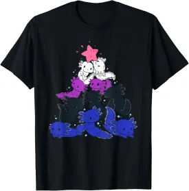 Neutral Axelotl Pride Genderless Non Binary - Gender Fluid T-Shirt
