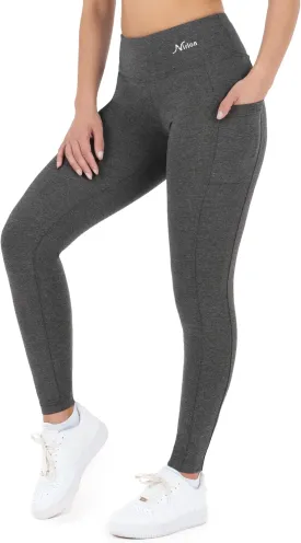 Nirlon Women's Leggings with Pockets High Waisted Workout Yoga Pants