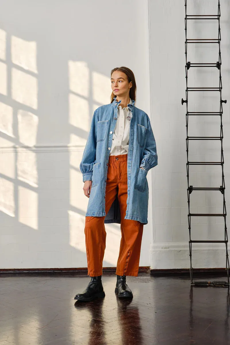 Pablo Trench Coat in Rodeo Vintage