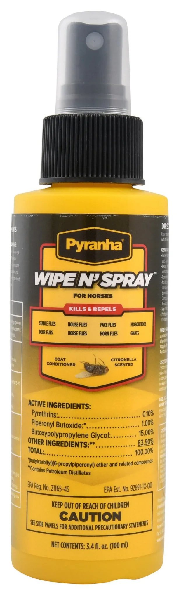 Pyranha Wipe N' Spray Fly Spray