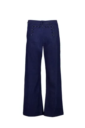 Sailor Pants, Blue Denim