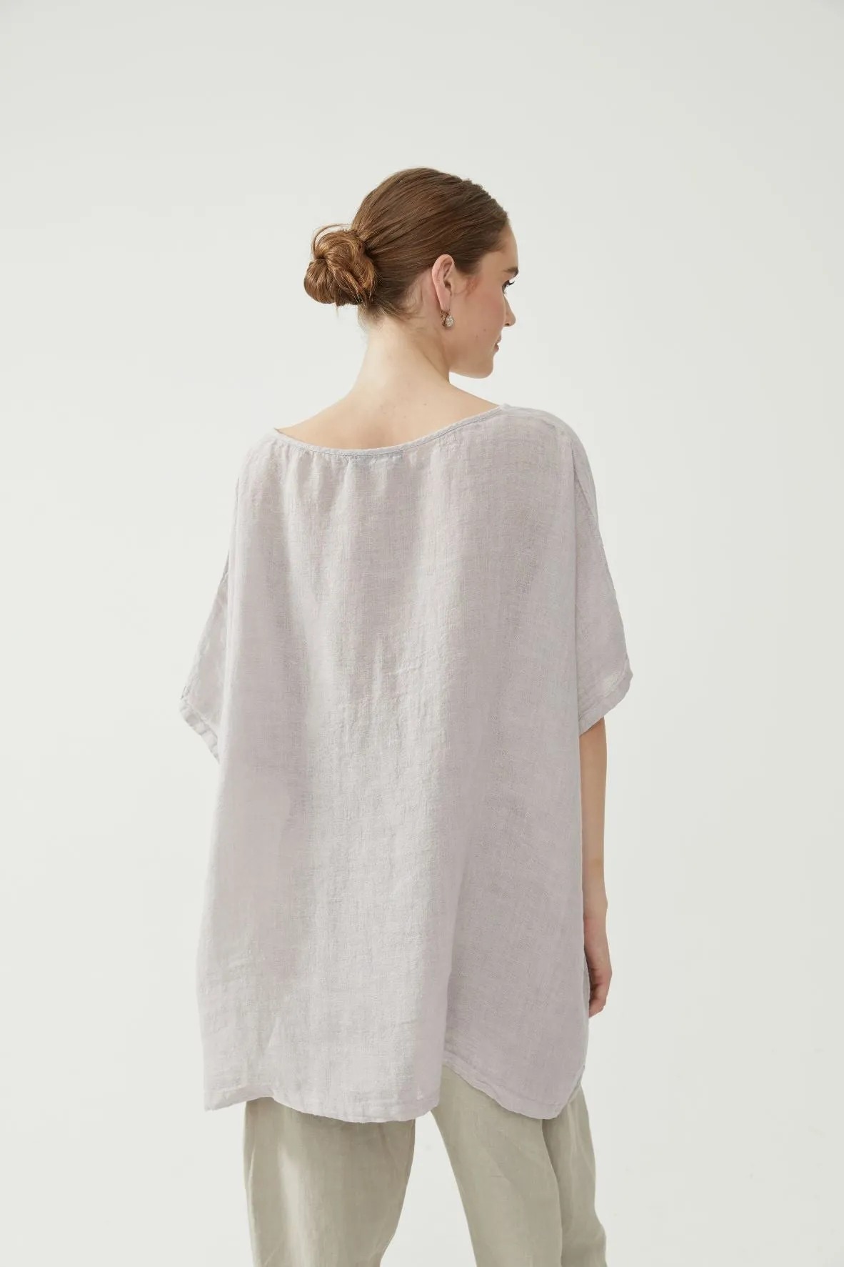 Short Gauze Pearl / Lilac