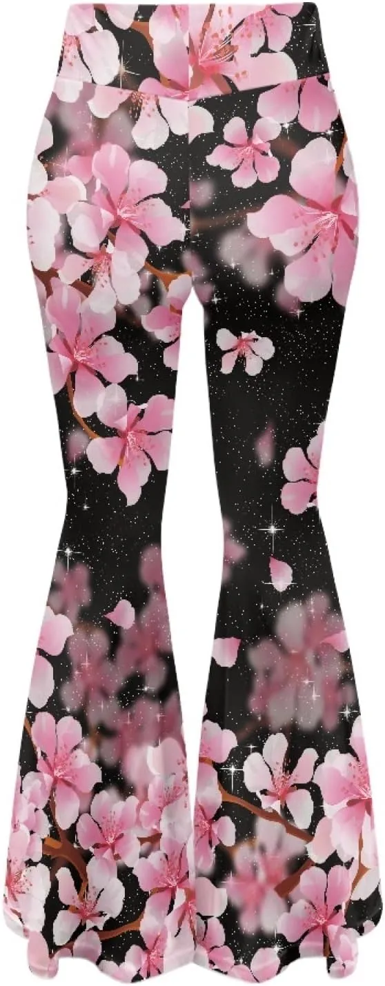 Women Bootcut Yoga Pants Tummy Control Workout Yoga Pants High Waisted Flare Leggings
